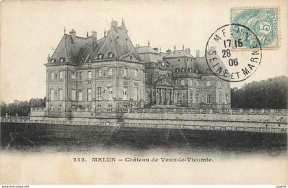 CPA Melun Chateau de Vaux le Vicomte