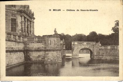 CPA Melun Chateau de Vaux le Vicomte