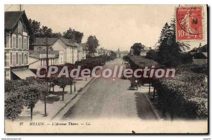 CPA Melun L'Avenue Thiers