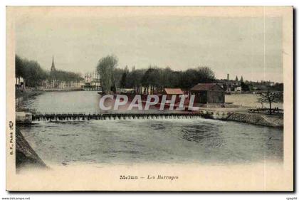 CPA Melun Les barrages