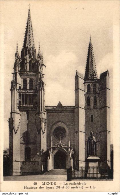 CPA Mende La cathedrale