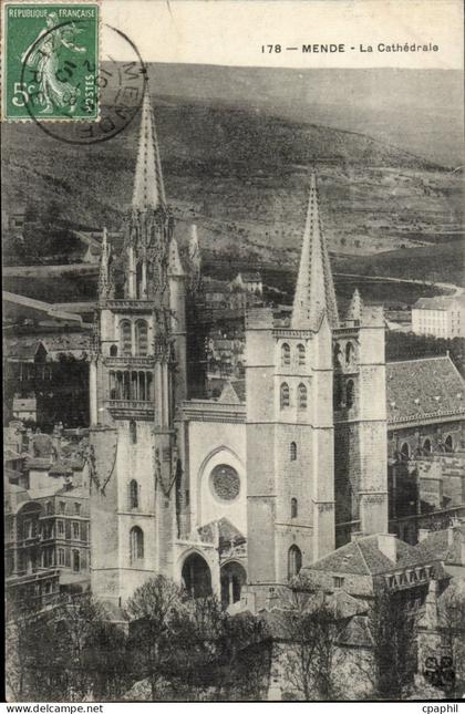 Mende CPA La cathedrale
