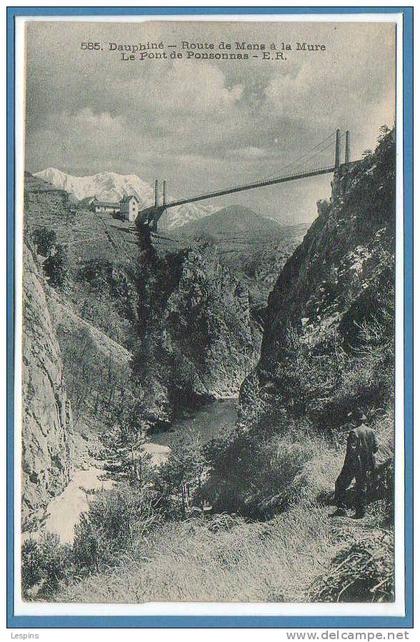 38 - MENS --  Route de Mens à la Mure