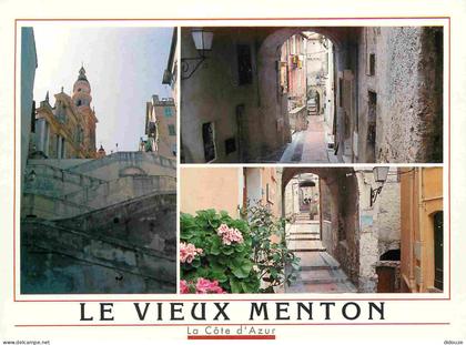 06 - Menton - Le vieux Menton - Multivues - CPM - Voir Scans Recto-Verso