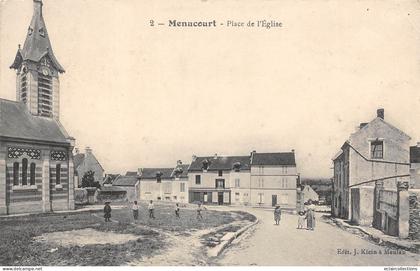 Menucourt          95         Place de l'Eglise     N°2     (voir scan)