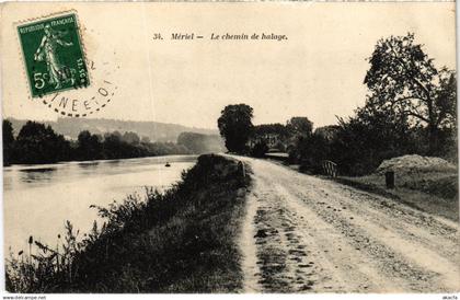 CPA Meriel Le chemin de halage (1340233)