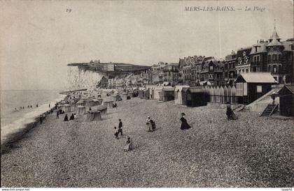 CPA Mers les Bains La plage