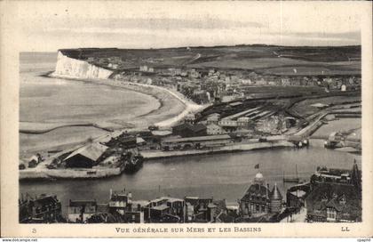 CPA Mers les Bains Vue generale sur Mers et les bassins