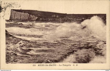 Mers les Bains - La Tempete - CPA