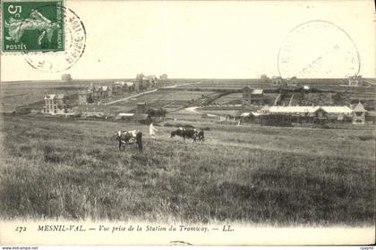 CPA Mesnil Val Vue prise de la Station du Tramway