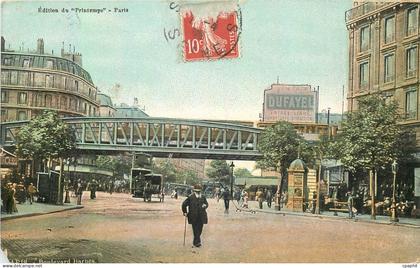 CPA Paris Boulevard Barbes Metro