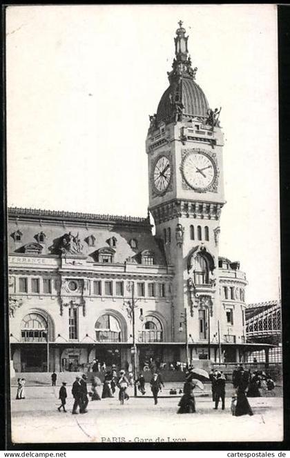 CPA Paris, Gare de Lyon, La Gare