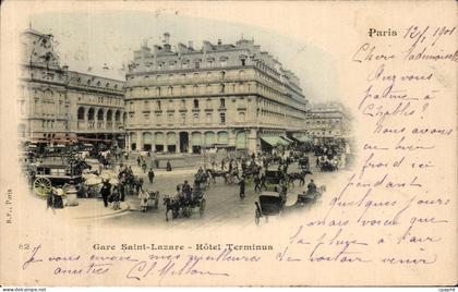 CPA Paris Gare Saint Lazare Hotel Terminus