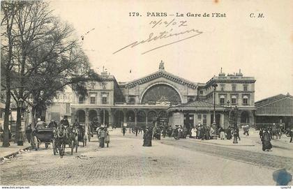 CPA Paris La Gare de l'Est