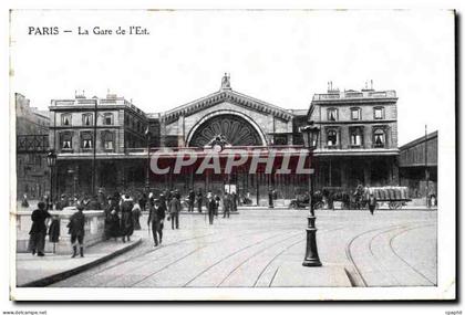 CPA Paris la Gare de l'Est
