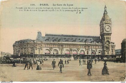 CPA Paris La Gare de Lyon