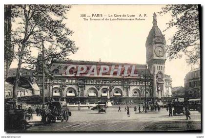 CPA Paris la Gare de Lyon