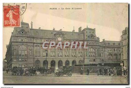 CPA Paris la Gare St Lazare
