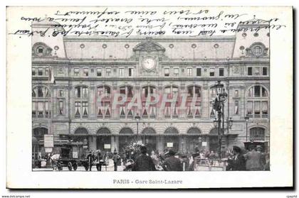 CPA Paris Petit Gare Saint Lazare