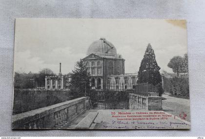 AB683, Cpa 1908, Meudon, château de Meudon, Hauts de Seine 92