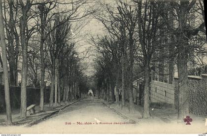 CPA Meudon L avenue Jacqueminot