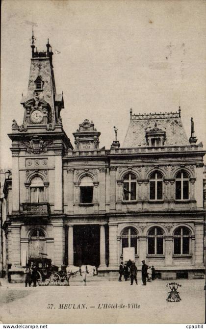 Meulan - L'Hotel de Ville - CPA