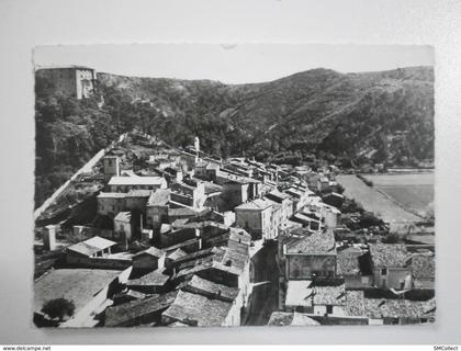 13 Meyrargues, vue aérienne, vieux Meyrargues. Carte inédite (GF484)
