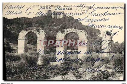 CPA Chateau de Meyrargues et Ruines de l'Aqueduc Romain