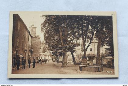 Meyrueis, place Sully, tour de l'horloge, Lozère 48