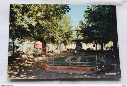 Cpm 1977, Mèze, place de la mairie, Hérault 34