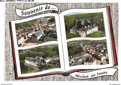 DK-BFP1-0890-87 - MEZIERE-SUR-ISSOIRE - L'église - Chateau de la cote - Chateau du fraisse - Vue générale