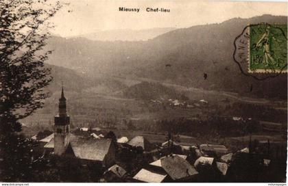 74 Haute Savoie Vue sur le Chef-lieu de Mieussy