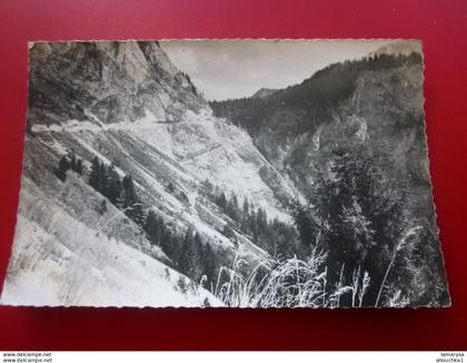 CPSM  Mieussy Carte Postale Europe France  [74] Haute Savoie Mieussy Cachet rural sixt 1957 voir scanns