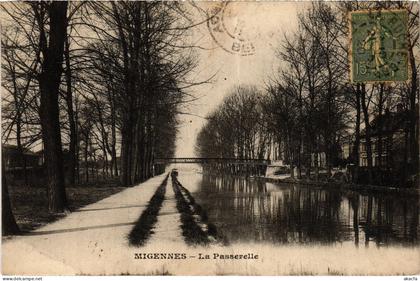 CPA Migennes la Passerelle (1478753)