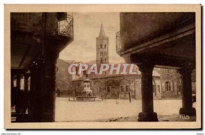 Millau CPA Les colonnades et Notre Dame