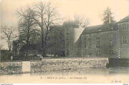 91 - Milly la Foret - Le Château - Précurseur - CPA - Voir Scans Recto-Verso