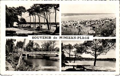 CPM Souvenir de Mimizan Plage