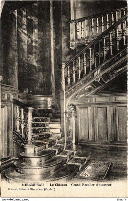 CPA MIRAMBEAU - Le Chateau - Grand Escalier d'honneur (975636)