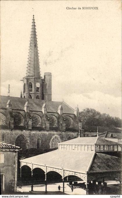 Mirepoix CPA Clocher