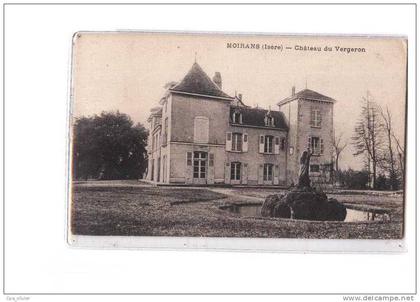 38 MOIRANS Chateau du Vergeron, ed Pontonnier, 191?