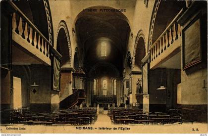 CPA L'Isere Pittoresque - MOIRANS - Intérieur de l'Église (296155)