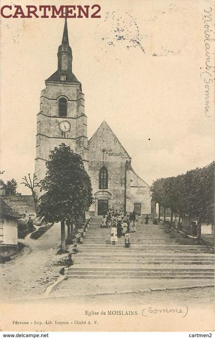 EGLISE DE MOISLAINS 80 SOMME