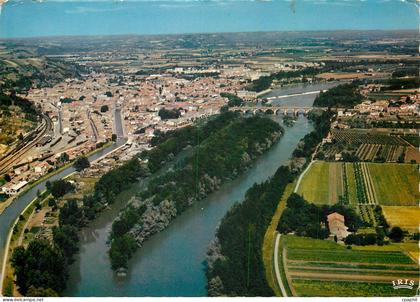 CPM Moissac (Tarn et Garonne) Vue generale aerienne