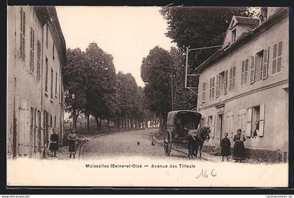 CPA Moisselles, Avenue des Tilleuls