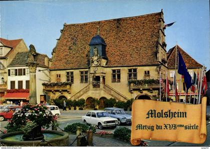 CPSM Molsheim Bas Rhin Place de l'Hotel de Ville