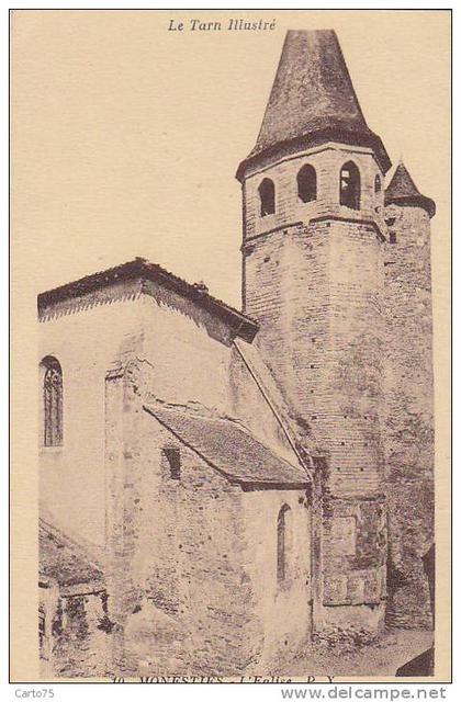 Monesties 81 - Eglise Tarn Illustré