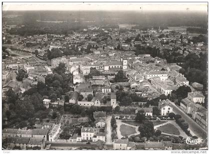 CPSM Mont-de-Marsan vue générale aérienne