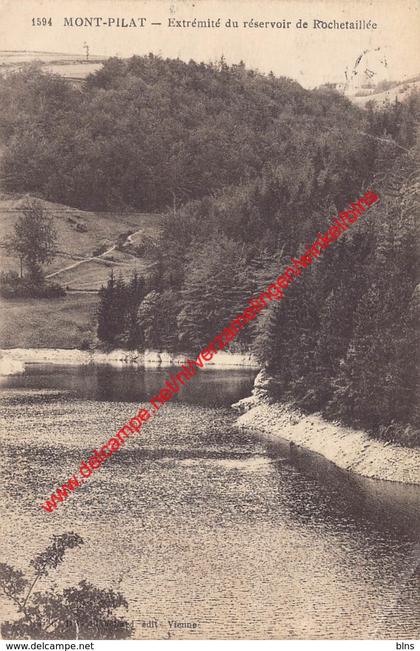 Extrémité du réservoir de Rochetaillée - Mont Pilat - (42) Loire