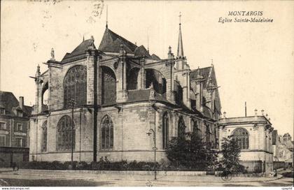 CPA Montargis Eglise Sainte Madeleine