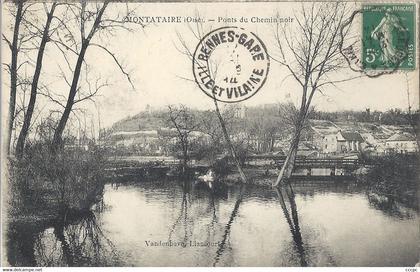 CPA Montataire Pont du Chemin noir